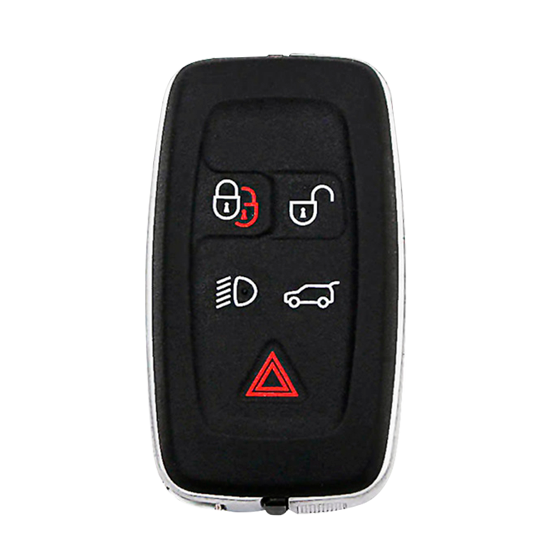 For Land Rover LR2-LR4/Discovery 2010-2018 5-Button KOBJTF10A (PN:5E0U40147) Black w/Hatch HU101 Blade 315Mhz Smart Key (E ) #2510