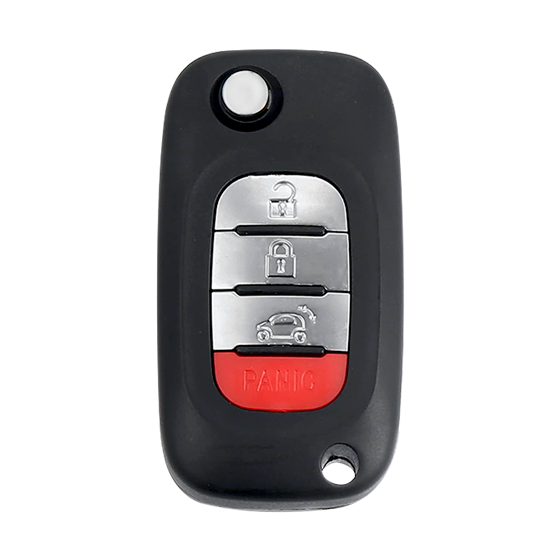 For Smart Fortwo-Forfour 2015-2017 4-Button CWTWB1G767 w/Hatch VA2 Blade Philips 47 433Mhz Remote Flip key #280