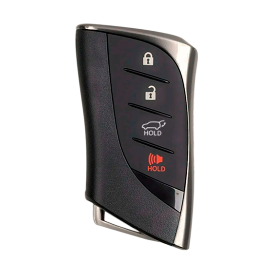 For Lexus UX200-UX250H 2020-2022 4-Button HYQ14FBZ (PN:8990H-76610) w/Hatch LXP90 Blade Texas ID H-8A 315Mhz Smart Key (E ) #323