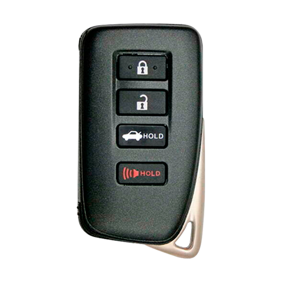 For Lexus IS300/ IS350/ RC300/RC350/RCF 2020-2025 4-Button HYQ14FLB (PN:89904-53E70) w/Trunk Smart Key #329