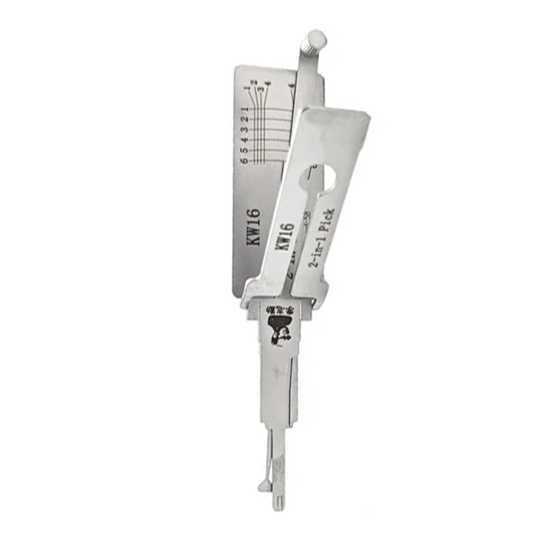 Original Lishi 2 in 1 6-Cut for Kawasaki Motorcycles KW16-M8 Ignition (Anti-Glare) #L1091