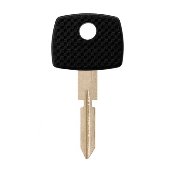 For Mercedes-Benz HU39 Blade 4-Track (44 Chip) GENERIC Transponder Key w/AFT Chip (E ) #1280
