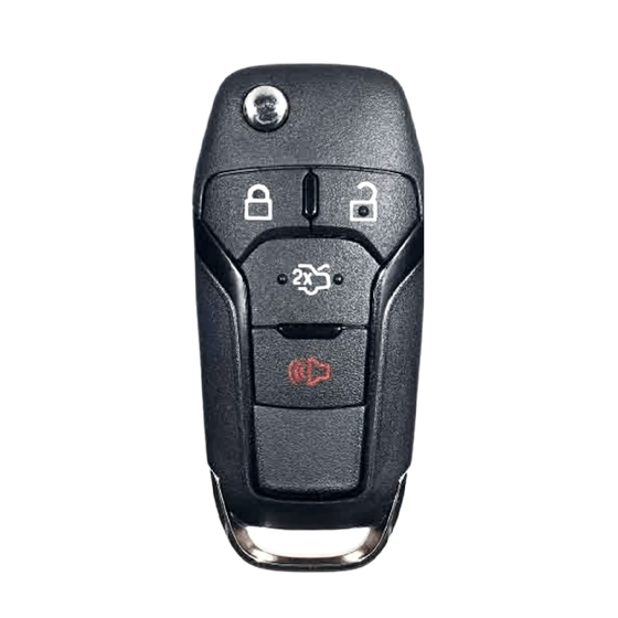 For Ford 4-Button N5F-A04TAA w/Trunk Flip key Shells #1836