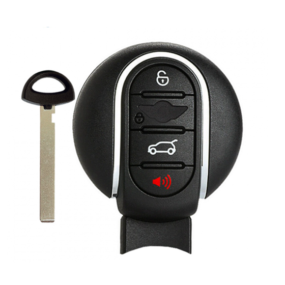 For Mini Cooper 2014-2018 4-Button NBGIDGNG1 (PN:9345896-01) w/Hatch HU100R Blade 433Mhz Smart Key (E ) #2509