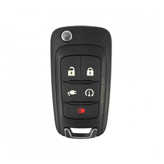 For Chevy Volt 2011-2015 5-Button OHT05918179 PEPS (PN: 13500319 ) w/RS Remote Flip Key (E ) #2532