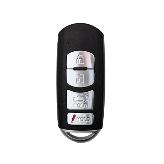 Metallo PREMIUM For Mazda CX-5 CX-9 2016-2019 4-Button WAZSKE13D01 FSK (PN:TKY2-67-5DY) Hitag Pro/49 Chip/MAZ24R Blade w/Hatch Smart Key 315Mhz (A) #2572