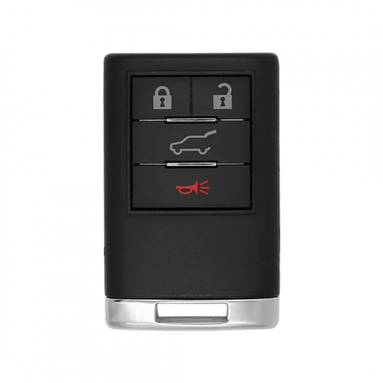 For Cadillac CTS 2010-2012 4-Button (PN:20818603 /20800093 ) w/Hatch Smart Keys Shells (E ) #1856