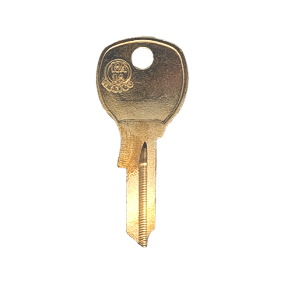 NA14 (1069L) 4-Pin BRASS Finish (JMA NTC-1DE) Mailbox Metal Head Key #2281